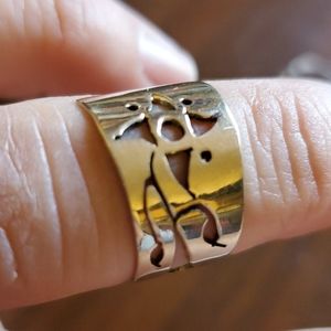 Alpaca silver handmade ring pretty